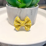 Yellow Glitter Keira Mini