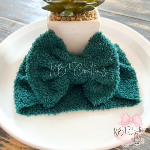 Green Sweater Headwrap