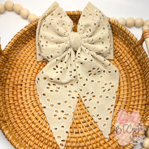 Cream Eyelet Brielle Sailor