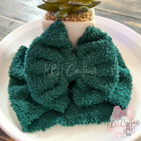 Green Sweater XL Headwrap