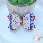 Patriotic 4 Layer Brae on clip