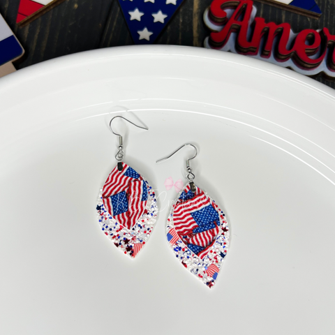 Flag Earrings