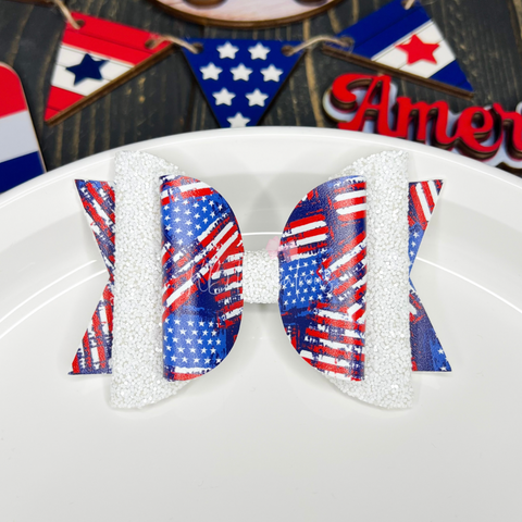 Distressed Flags Brae Bow